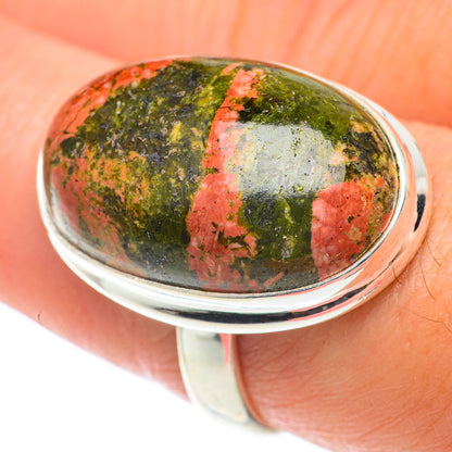 Unakite Rings handcrafted by Ana Silver Co - RING65265