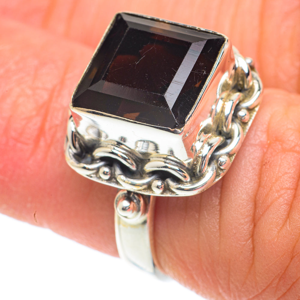 Smoky Quartz Rings handcrafted by Ana Silver Co - RING65267