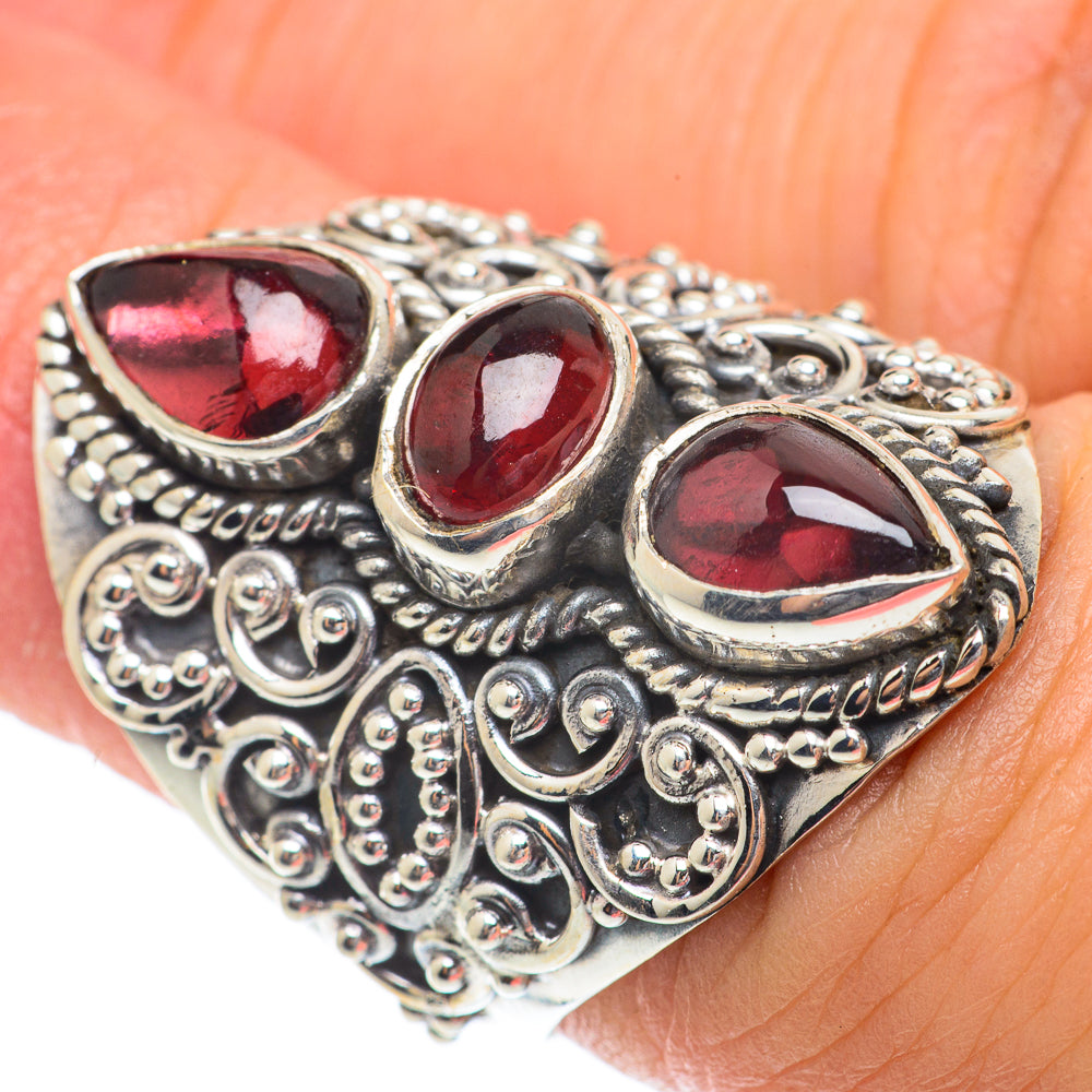 Garnet Rings handcrafted by Ana Silver Co - RING65273
