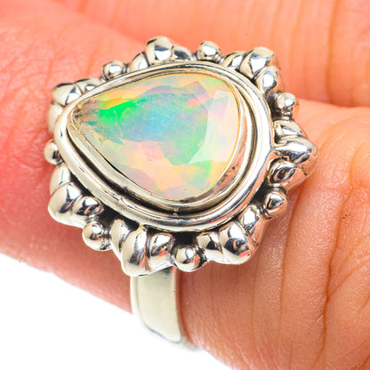 Ethiopian Opal Rings handcrafted by Ana Silver Co - RING65281