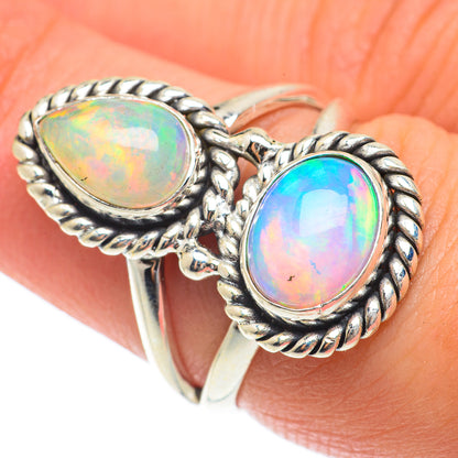 Ethiopian Opal Rings handcrafted by Ana Silver Co - RING65282