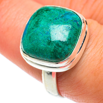 Chrysocolla Rings handcrafted by Ana Silver Co - RING65287