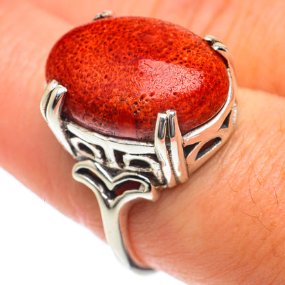 Sponge Coral Rings handcrafted by Ana Silver Co - RING65293