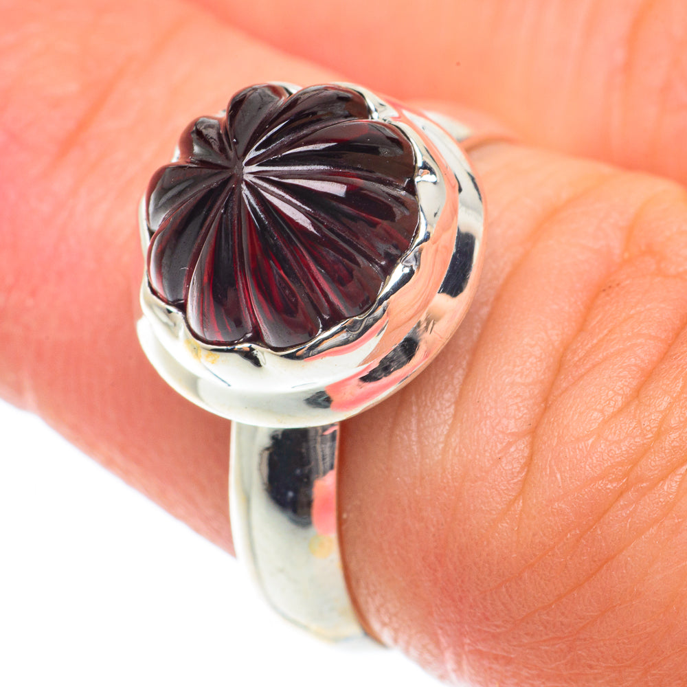 Garnet Rings handcrafted by Ana Silver Co - RING65296