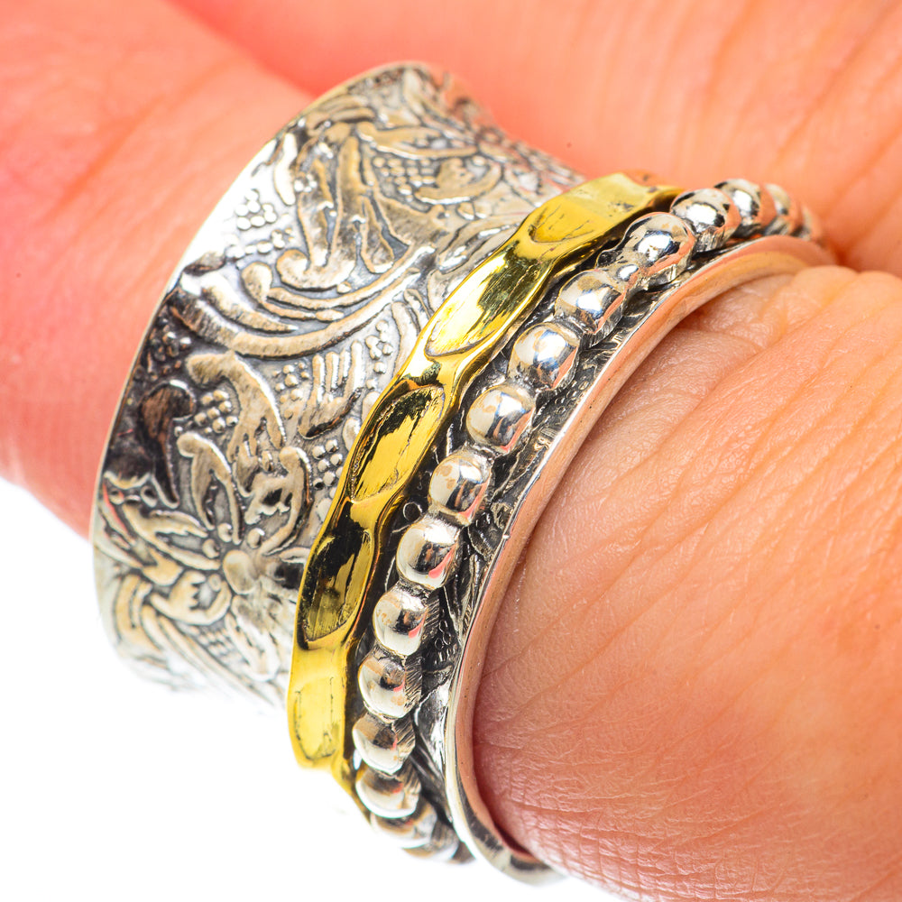 Meditation Spinner Rings handcrafted by Ana Silver Co - RING65297