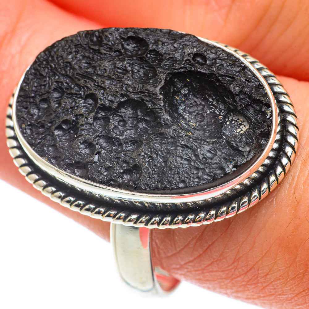 Tektite Rings handcrafted by Ana Silver Co - RING65299