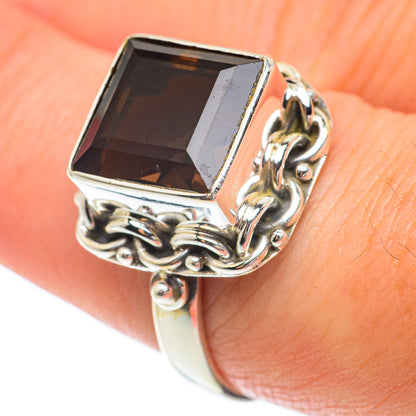 Smoky Quartz Rings handcrafted by Ana Silver Co - RING65312