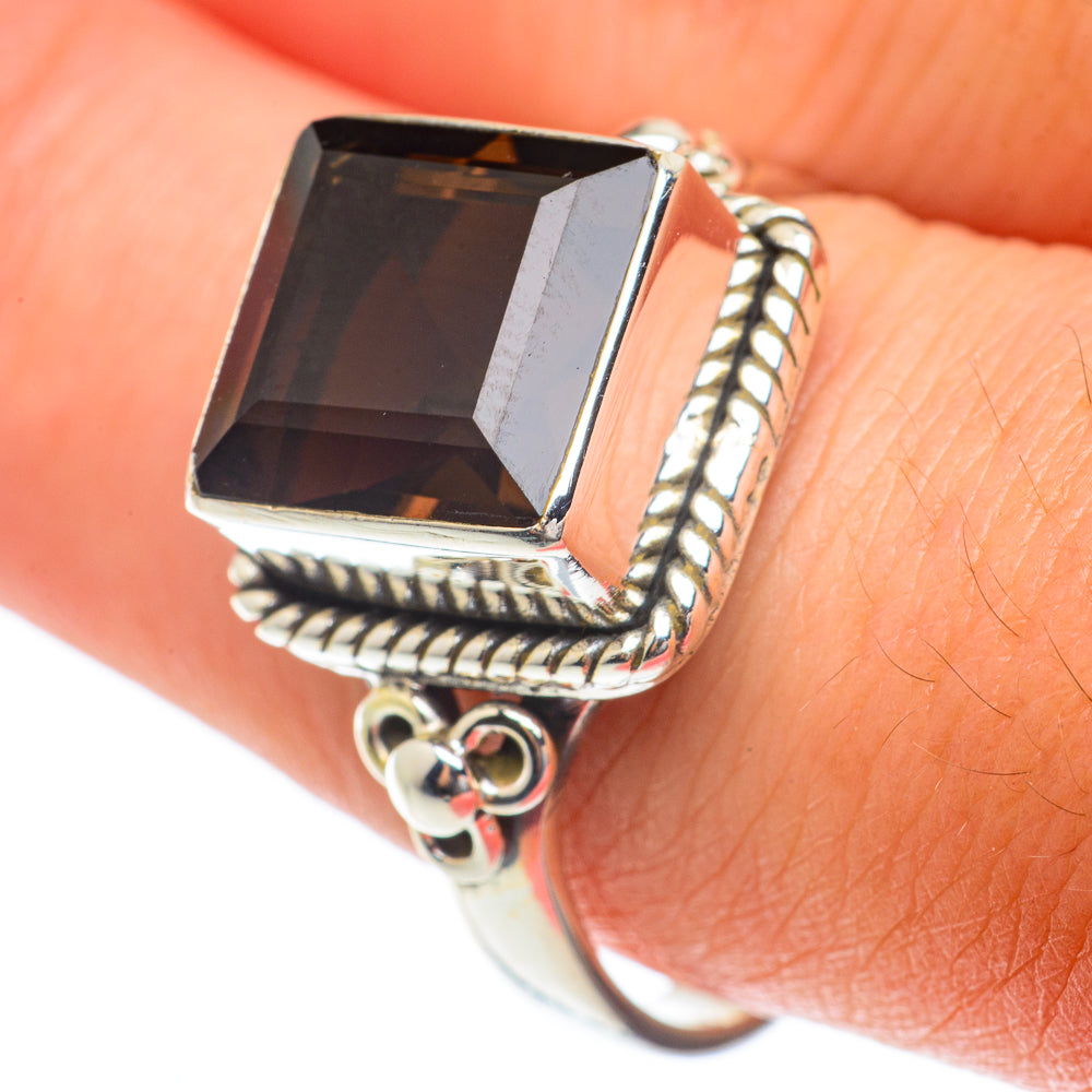 Smoky Quartz Rings handcrafted by Ana Silver Co - RING65313