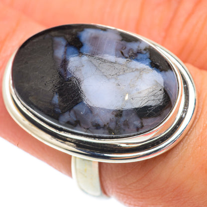Gabbro Stone Rings handcrafted by Ana Silver Co - RING65320