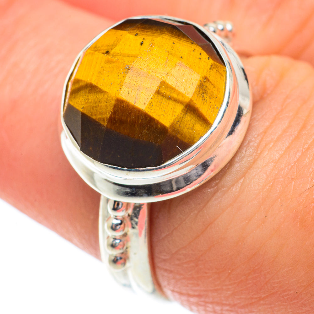 Tiger Eye Rings handcrafted by Ana Silver Co - RING65332