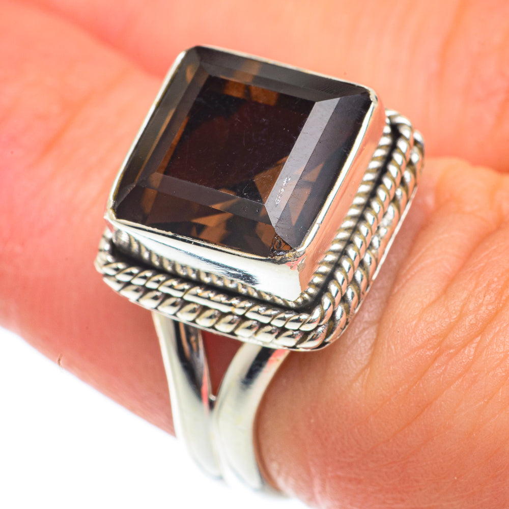 Smoky Quartz Rings handcrafted by Ana Silver Co - RING65333