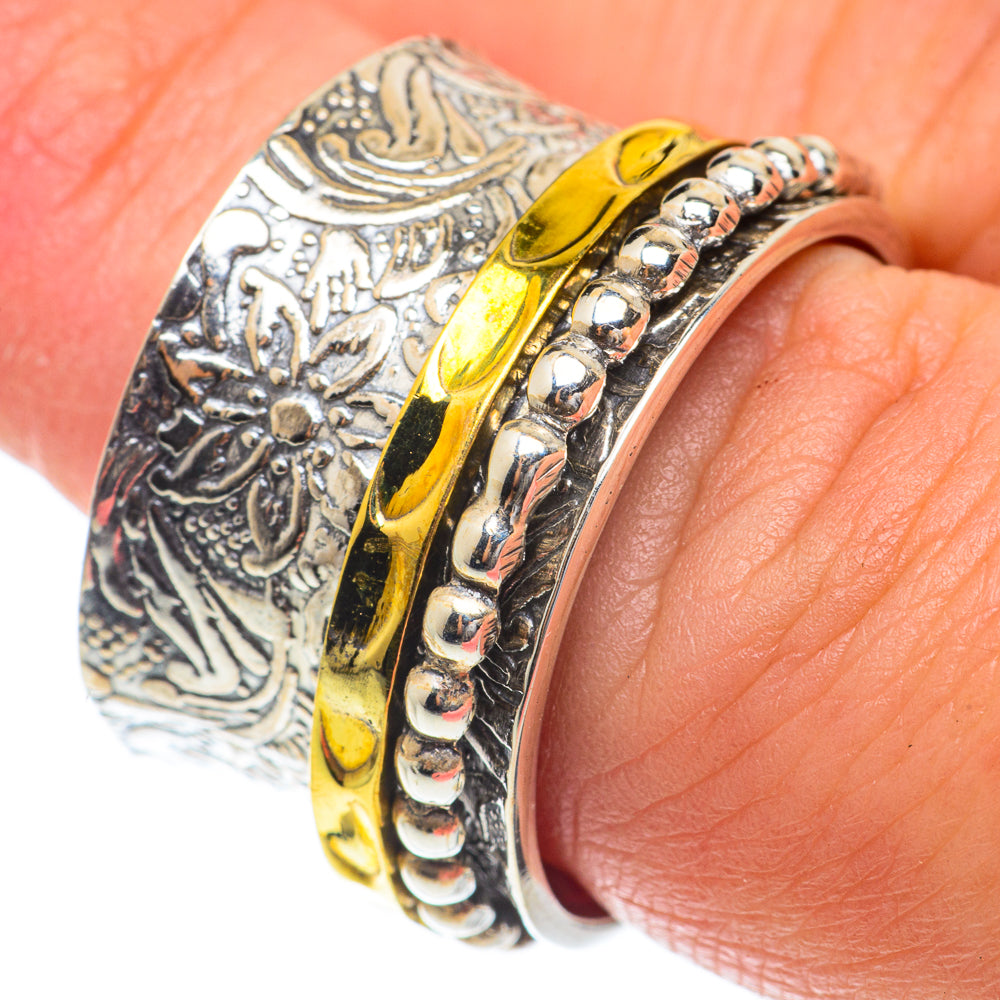 Meditation Spinner Rings handcrafted by Ana Silver Co - RING65340