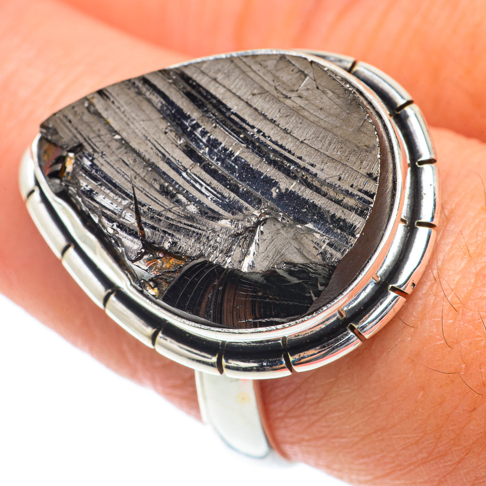 Shungite Rings handcrafted by Ana Silver Co - RING65341