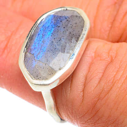 Labradorite Rings handcrafted by Ana Silver Co - RING65346