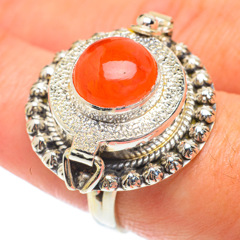 Carnelian Rings handcrafted by Ana Silver Co - RING65350