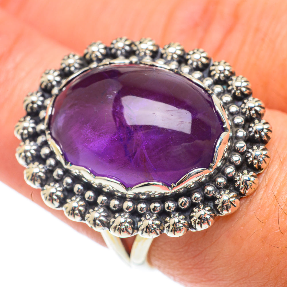 Amethyst Rings handcrafted by Ana Silver Co - RING65358