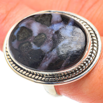 Gabbro Stone Rings handcrafted by Ana Silver Co - RING65360