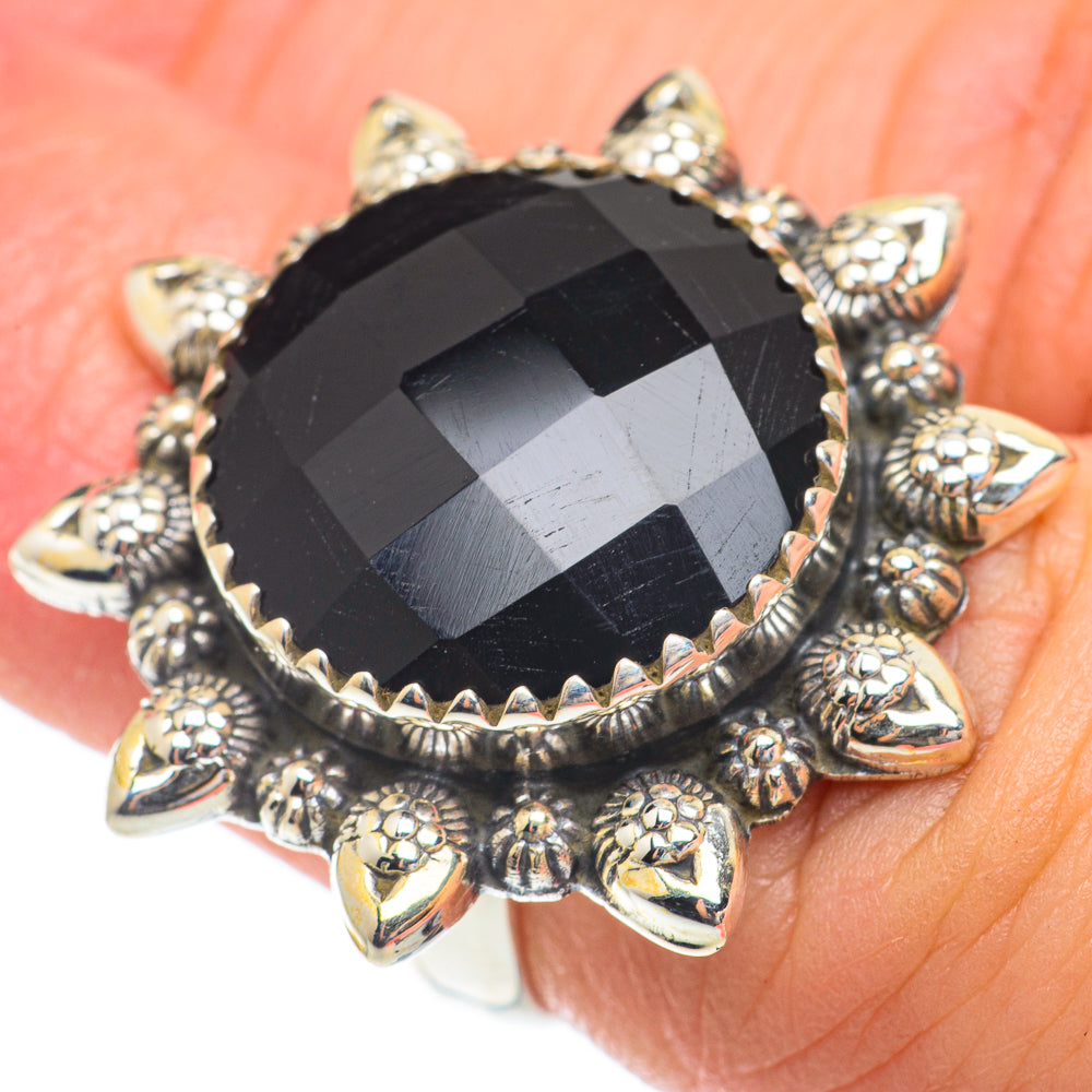 Black Onyx Rings handcrafted by Ana Silver Co - RING65361