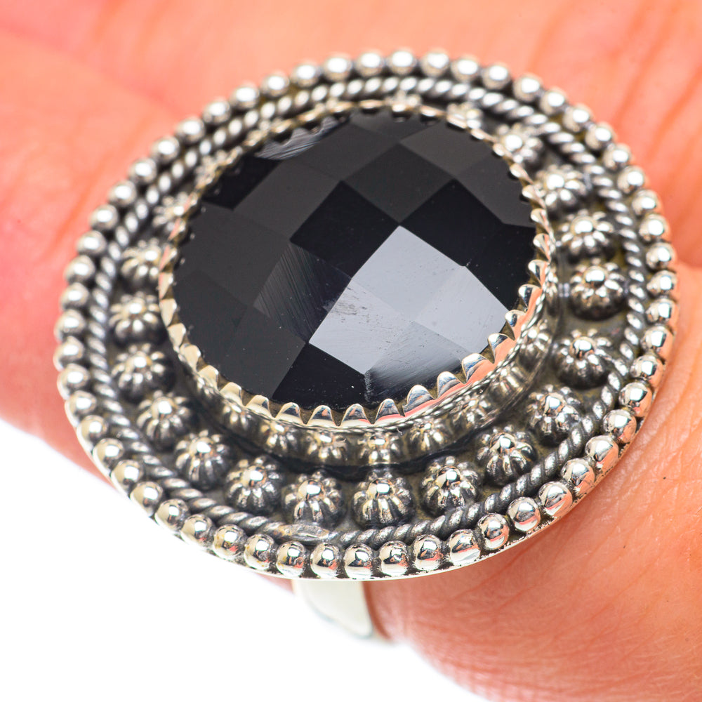 Black Onyx Rings handcrafted by Ana Silver Co - RING65362