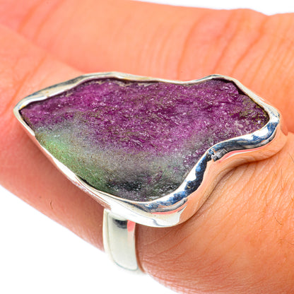 Ruby Zoisite Rings handcrafted by Ana Silver Co - RING65366