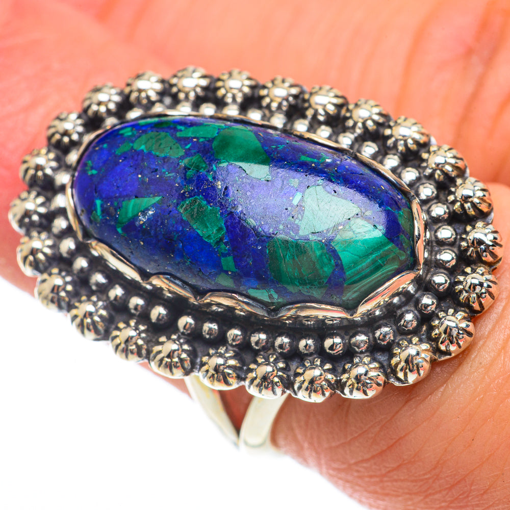 Azurite Rings handcrafted by Ana Silver Co - RING65367