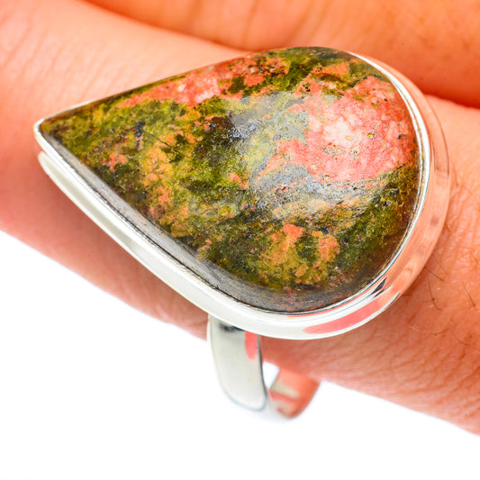 Unakite Rings handcrafted by Ana Silver Co - RING65379