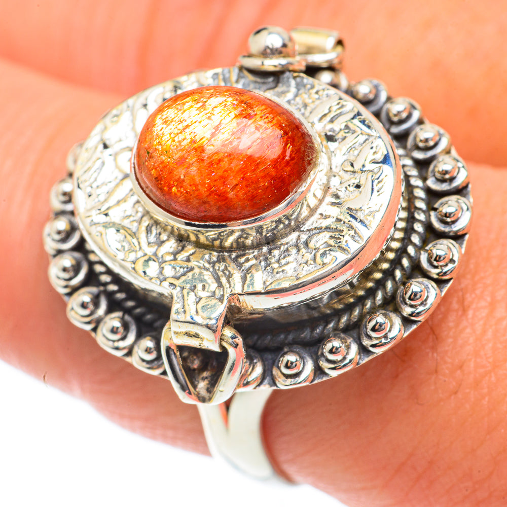 Sunstone Rings handcrafted by Ana Silver Co - RING65385