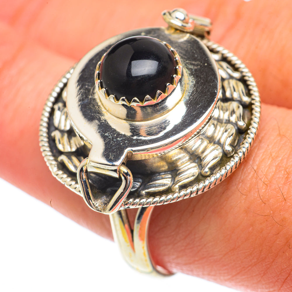 Black Onyx Rings handcrafted by Ana Silver Co - RING65395