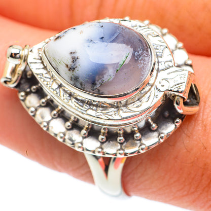 Rainbow Moonstone Rings handcrafted by Ana Silver Co - RING65397