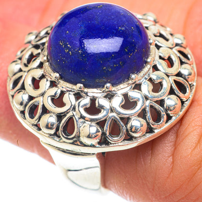 Lapis Lazuli Rings handcrafted by Ana Silver Co - RING65398