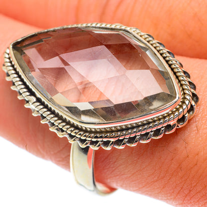 White Quartz Rings handcrafted by Ana Silver Co - RING65405