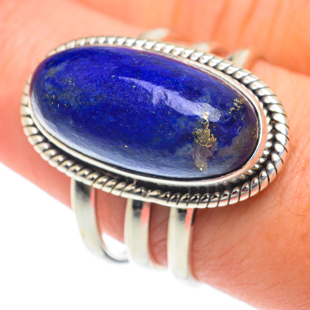 Lapis Lazuli Rings handcrafted by Ana Silver Co - RING65409