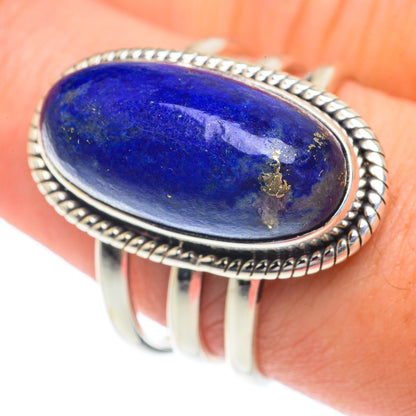 Lapis Lazuli Rings handcrafted by Ana Silver Co - RING65409