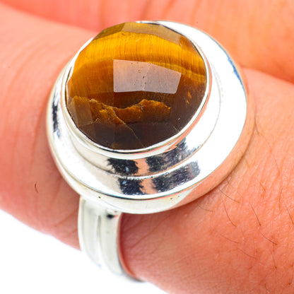 Tiger Eye Rings handcrafted by Ana Silver Co - RING65413