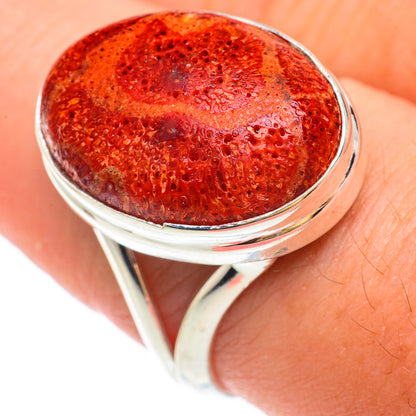 Sponge Coral Rings handcrafted by Ana Silver Co - RING65414