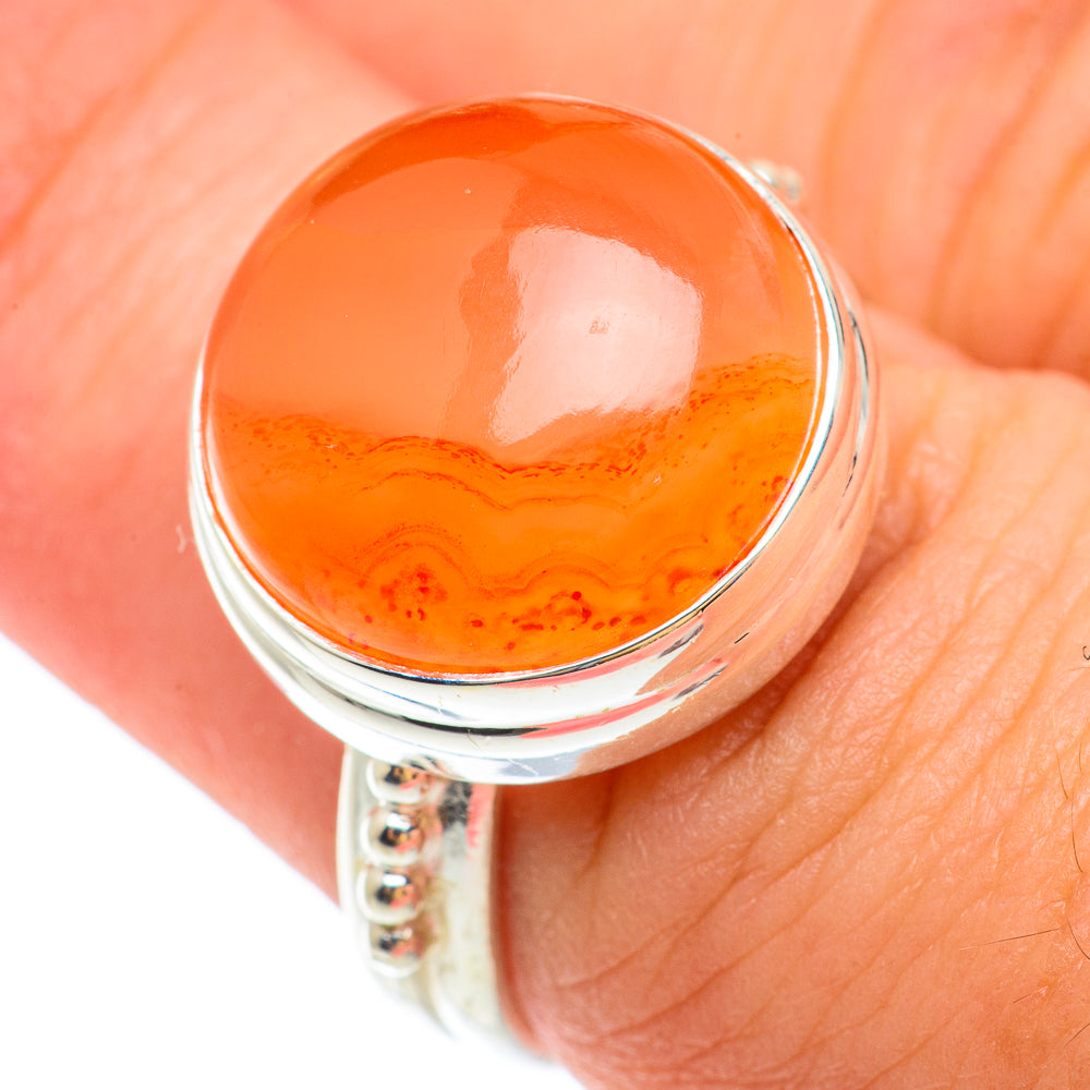 Carnelian Rings handcrafted by Ana Silver Co - RING65415