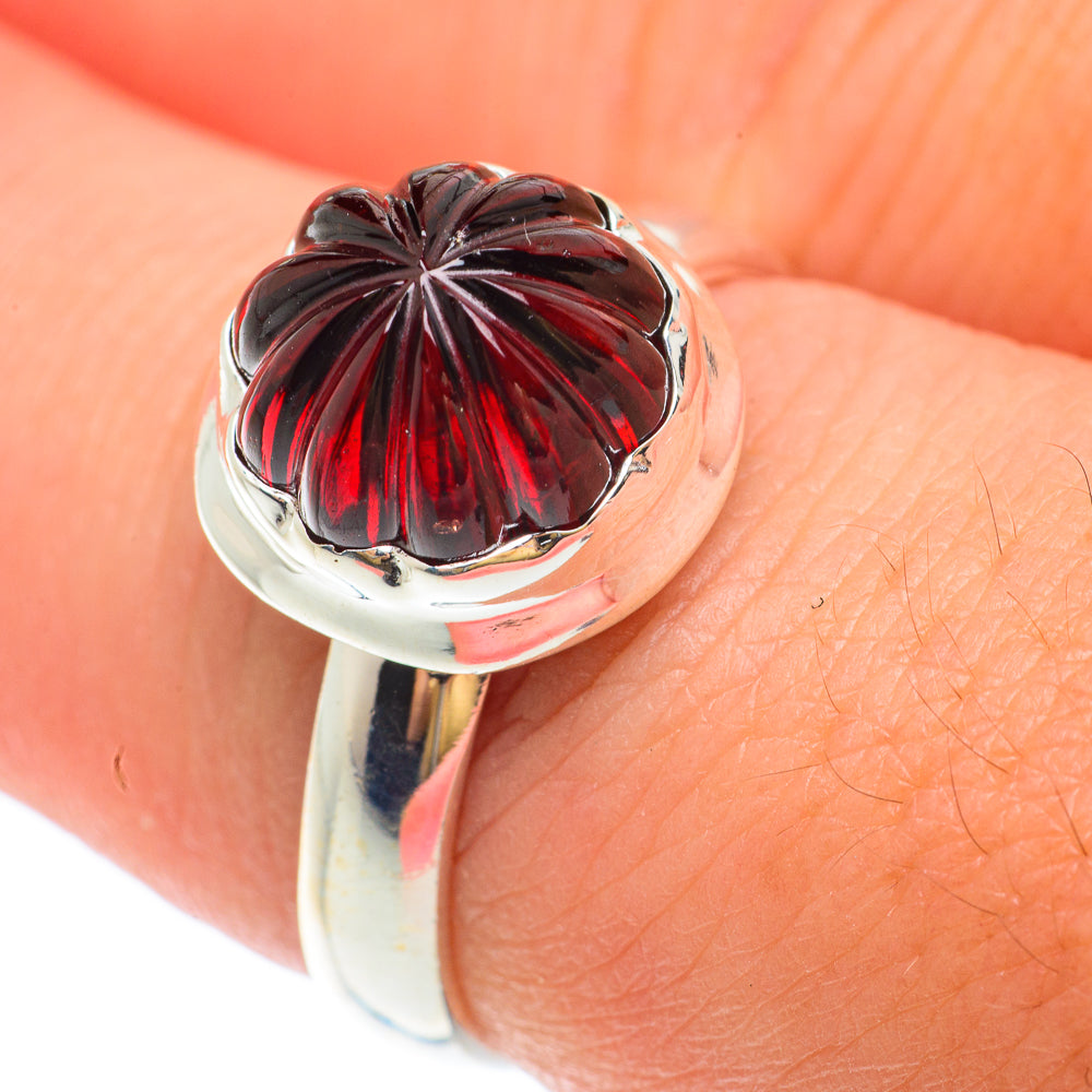 Garnet Rings handcrafted by Ana Silver Co - RING65418