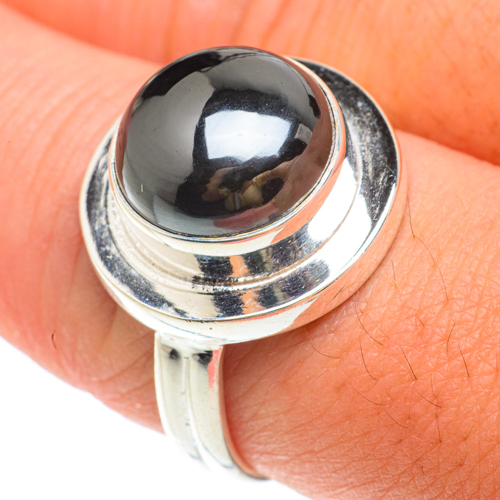 Hematite Rings handcrafted by Ana Silver Co - RING65432