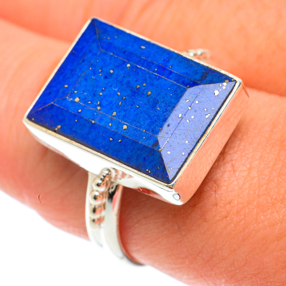 Lapis Lazuli Rings handcrafted by Ana Silver Co - RING65434