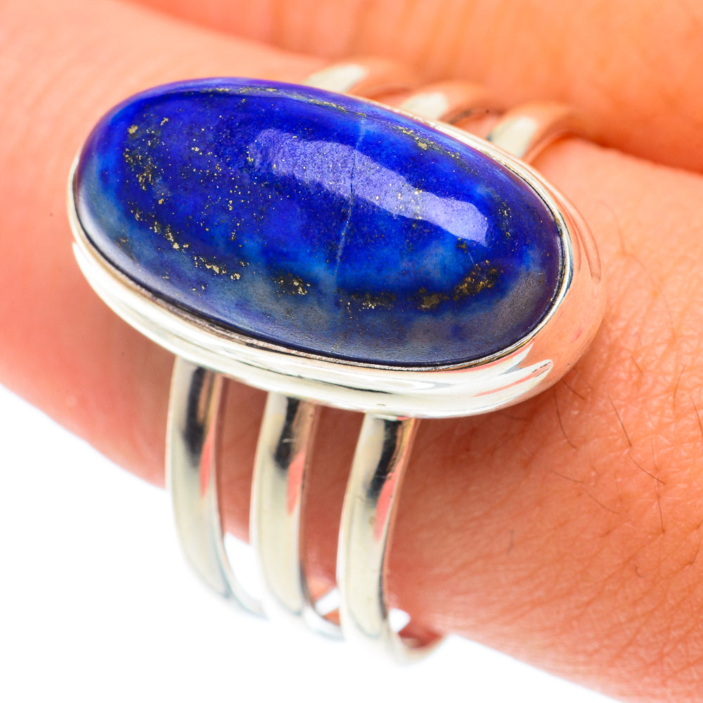 Lapis Lazuli Rings handcrafted by Ana Silver Co - RING65437