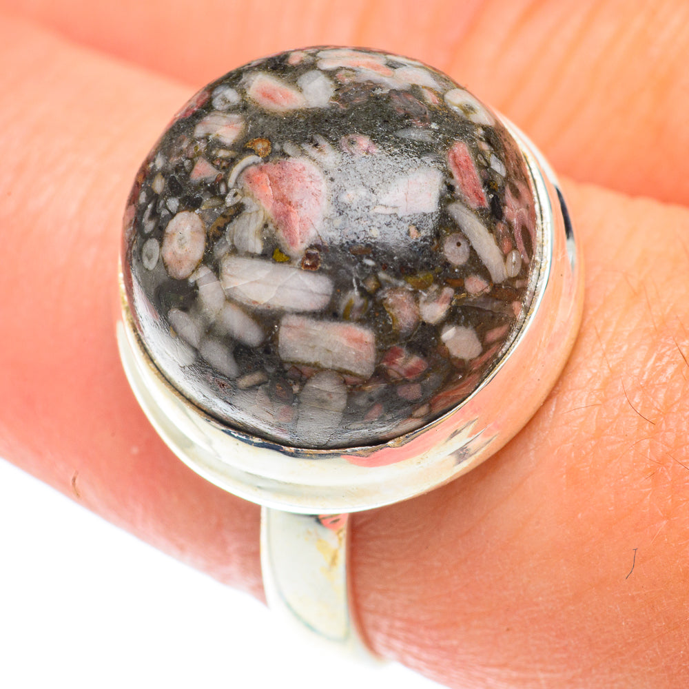 Crinoid Fossil Rings handcrafted by Ana Silver Co - RING65440