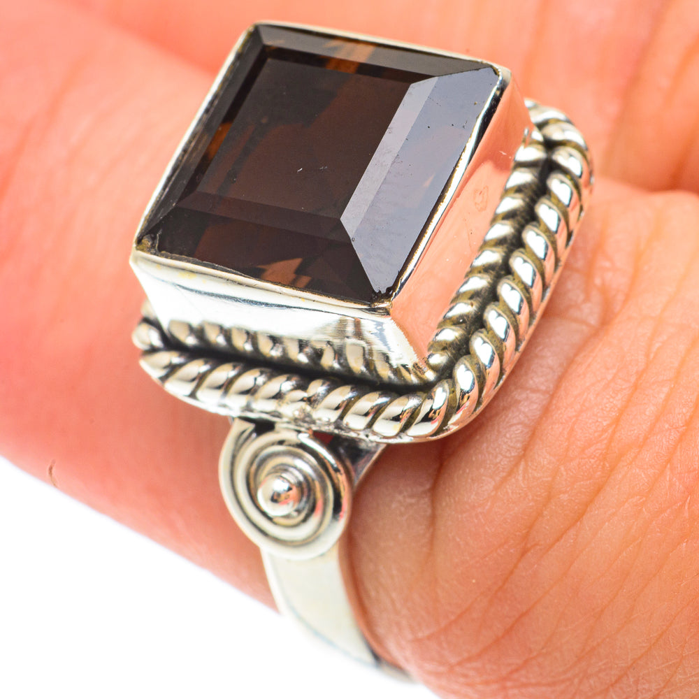 Smoky Quartz Rings handcrafted by Ana Silver Co - RING65441