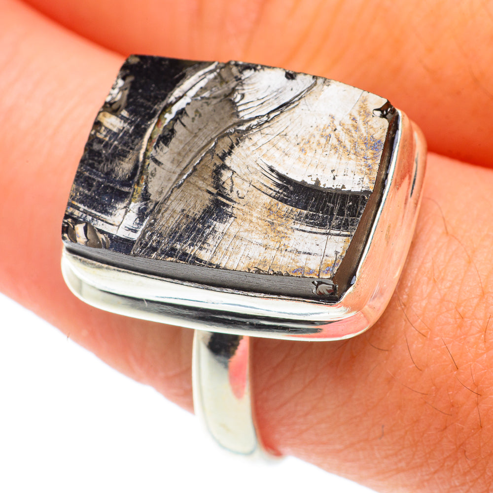 Shungite Rings handcrafted by Ana Silver Co - RING65449
