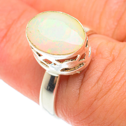 Ethiopian Opal Rings handcrafted by Ana Silver Co - RING65457