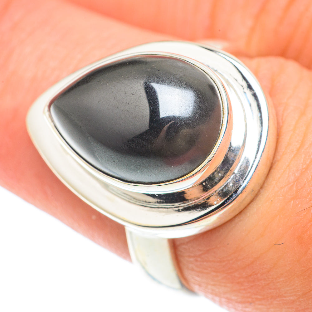 Hematite Rings handcrafted by Ana Silver Co - RING65459