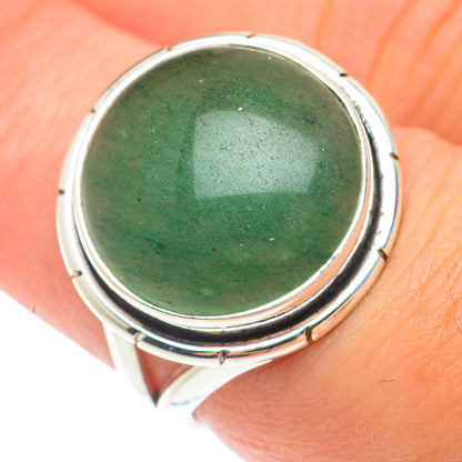 Green Aventurine Rings handcrafted by Ana Silver Co - RING65464
