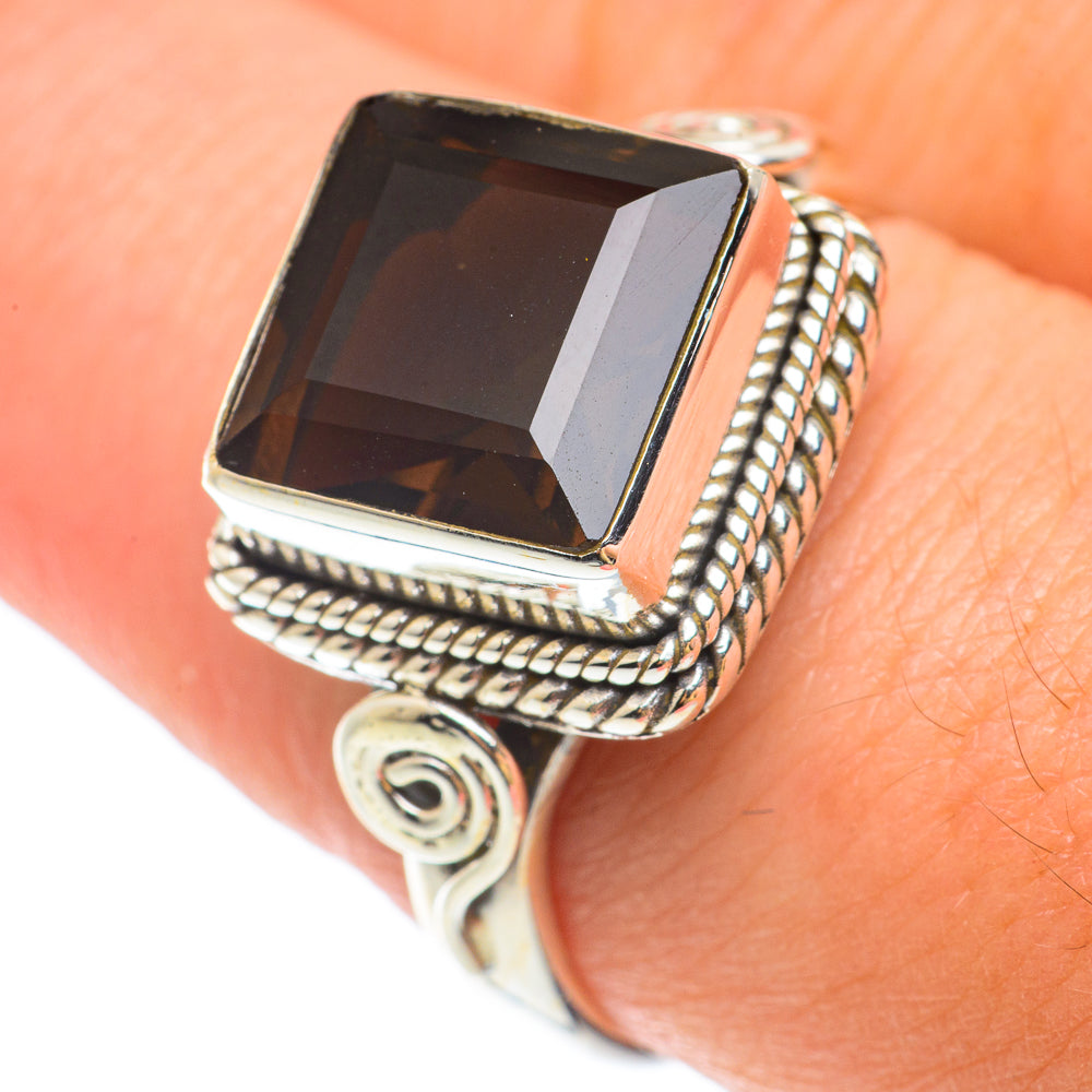 Smoky Quartz Rings handcrafted by Ana Silver Co - RING65467