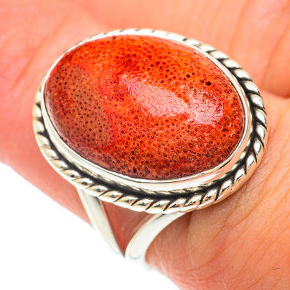 Sponge Coral Rings handcrafted by Ana Silver Co - RING65469
