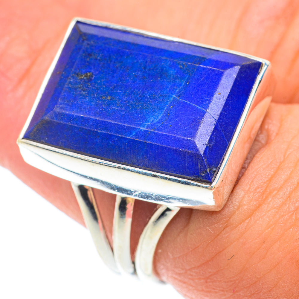 Lapis Lazuli Rings handcrafted by Ana Silver Co - RING65487