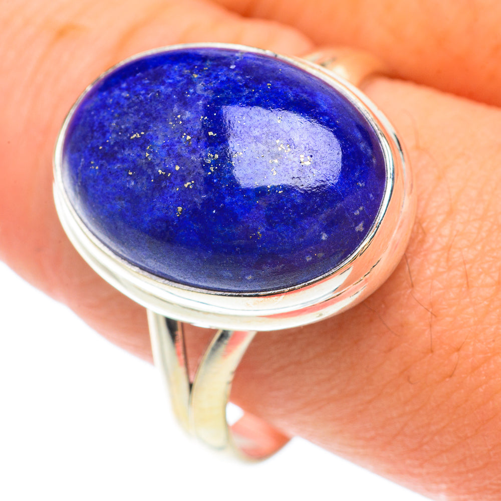 Lapis Lazuli Rings handcrafted by Ana Silver Co - RING65489